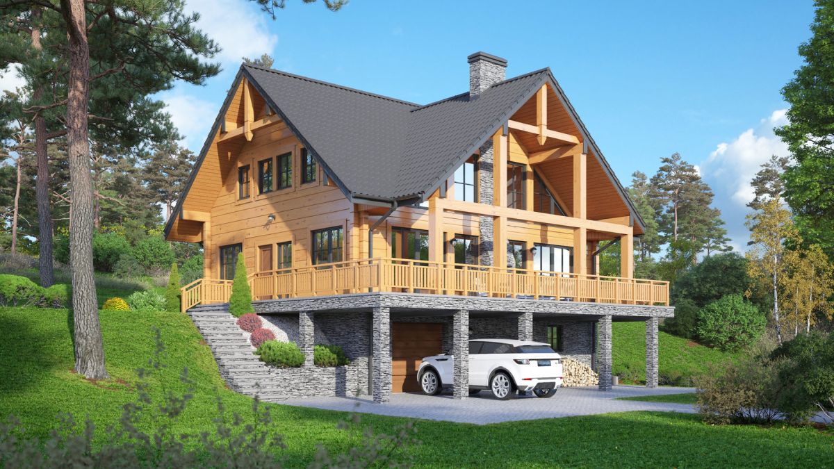 bale-klejone-Tomaszewo średnie dw (136.82 m²)